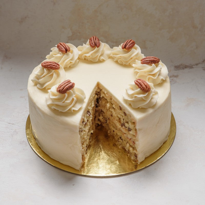 Almond Cream Cake {Velvety Cake} | Tastes of Lizzy T